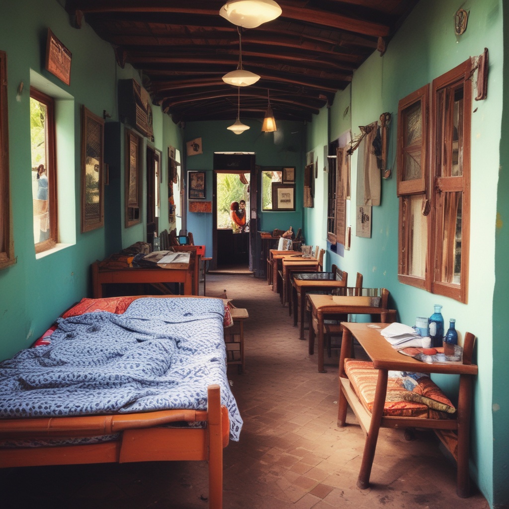 Hostel life in Goa, India