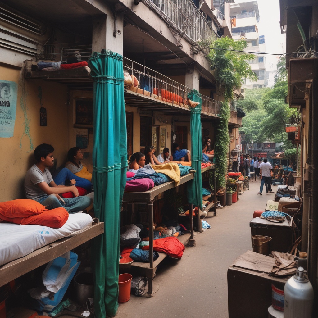 Hostel life in Mumbai, India
