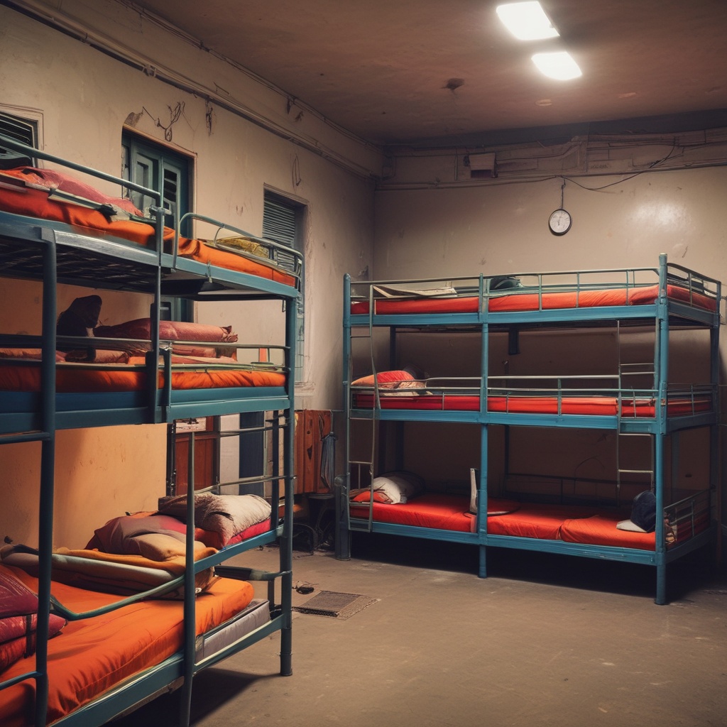 Hostel life in New Delhi, India